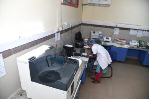 CENTRAL DIAGNOSTIC LAB IN HOSPITAL